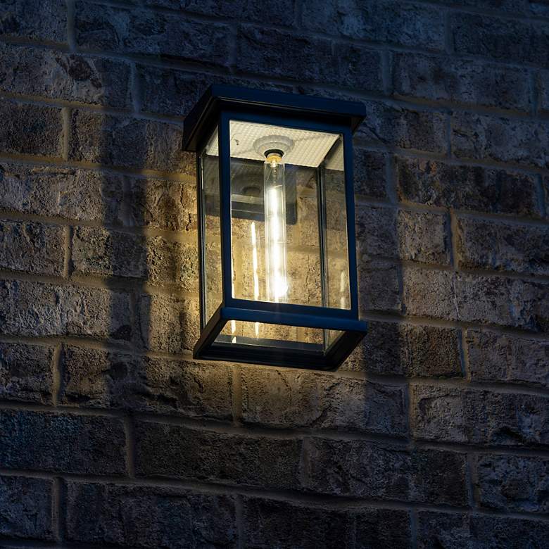 Image 4 Modern Farmhouse Solar Wall Light more views