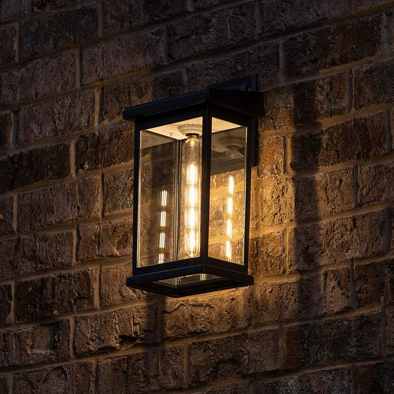 Image 6 Modern Farmhouse Solar Wall Light more views