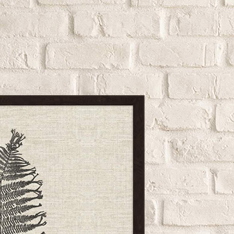 Image 3 Modern Ferns I 26" Square 2-Piece Framed Giclee Wall Art more views