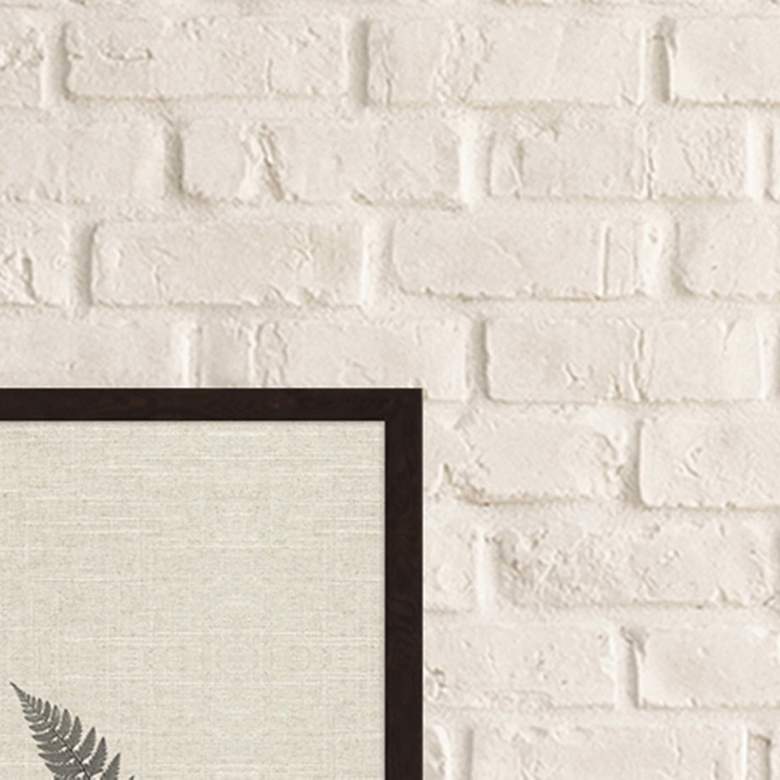 Image 3 Modern Ferns II 26" Square 2-Piece Framed Giclee Wall Art more views
