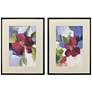 1_Modern Fleur 26"W x 34"H Framed Art Set of 2