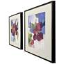 2_Modern Fleur 26"W x 34"H Framed Art Set of 2 more views