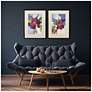4_Modern Fleur 26"W x 34"H Framed Art Set of 2 more views