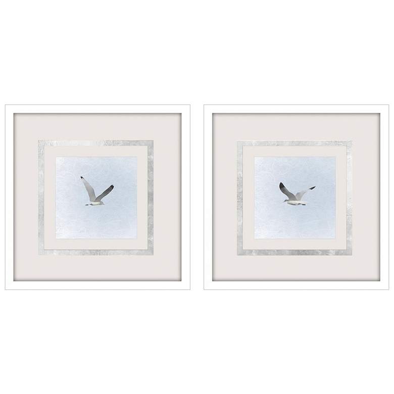 Image 1 Modern Flight I 26"W x 26"H Framed Wall Art Set of 2