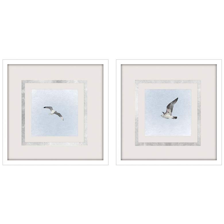 Image 1 Modern Flight II 26"W x 26"H Framed Wall Art Set of 2
