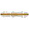 Modern Forms Acropolis 37 1/2"W Aged Brass LED Bath Light