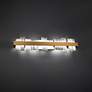 1_Modern Forms Acropolis 37 1/2"W Aged Brass LED Bath Light
