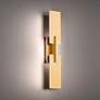 1_Modern Forms Amari 22" High Aged Brass LED Wall Sconce