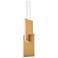 Modern Forms Amari 4 3/4" Wide LED Aged Brass Modern Mini Pendant