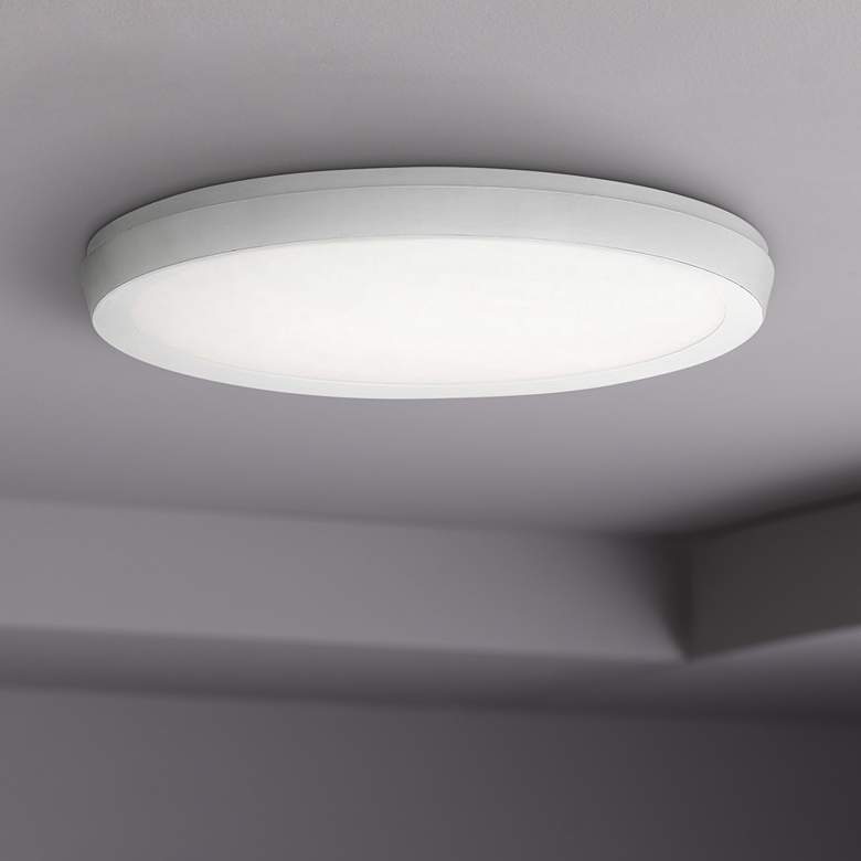 Image 1 Modern Forms Argo 11" Wide White LED Ceiling Light
