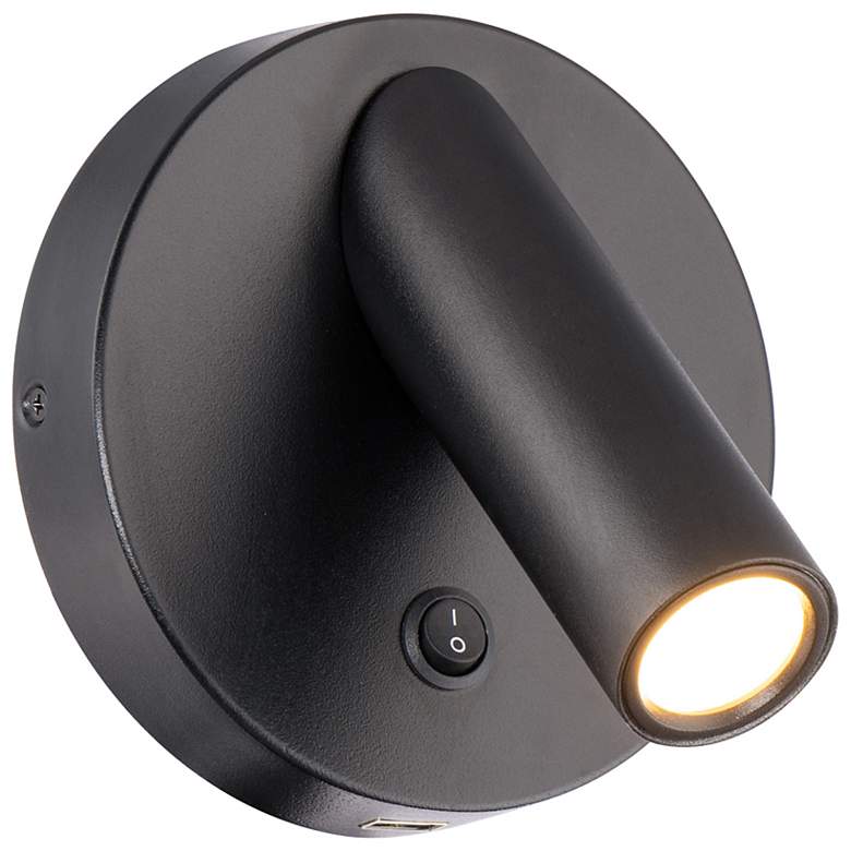 Image 2 Modern Forms Aspire 5" High Black LED Wall Sconce