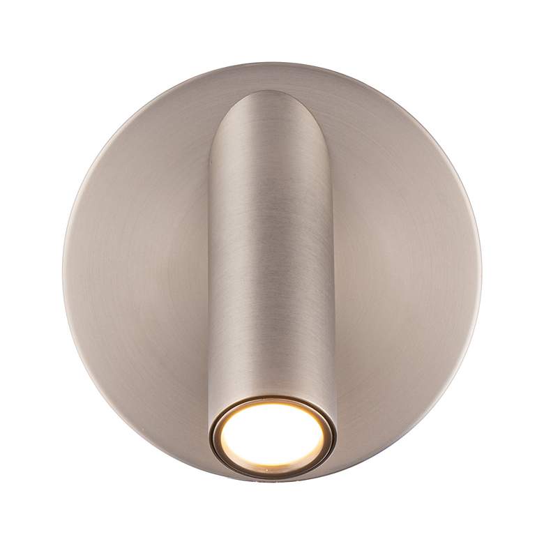 Image 2 Modern Forms Aspire Brushed Nickel LED Wall Lamp w/ USB Port more views