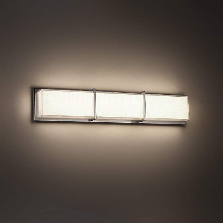 Modern Forms Bahn 26&quot; Wide Brushed Nickel LED Bath Light more views