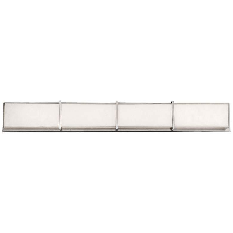 Image 2 Modern Forms Bahn 38 inch Wide Brushed Nickel LED Bath Light