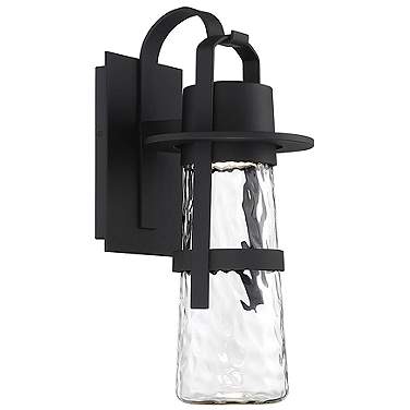 Modern Forms Balthus 21" High Black LED Outdoor Wall Light