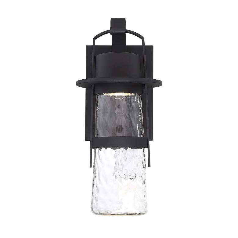 Image 2 Modern Forms Balthus 21" High Black LED Outdoor Wall Light more views
