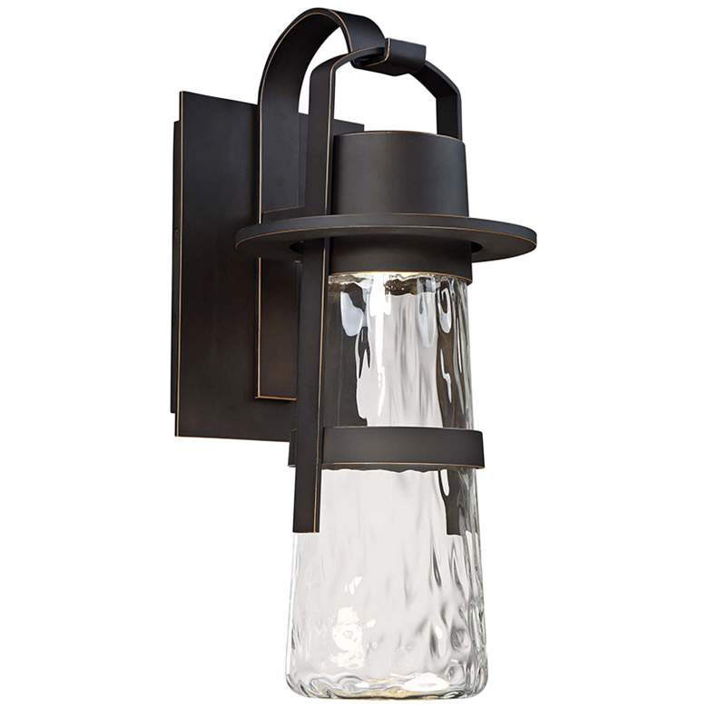 Image 2 Modern Forms Balthus 21" High Bronze LED Outdoor Wall Light