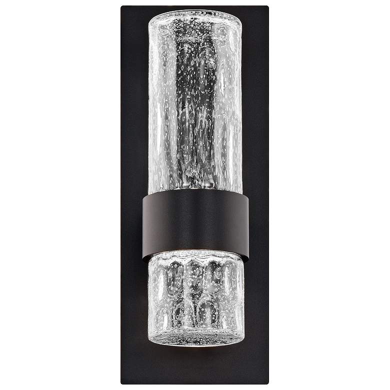 Image 2 Modern Forms Beacon 13" High Black LED Outdoor Wall Light