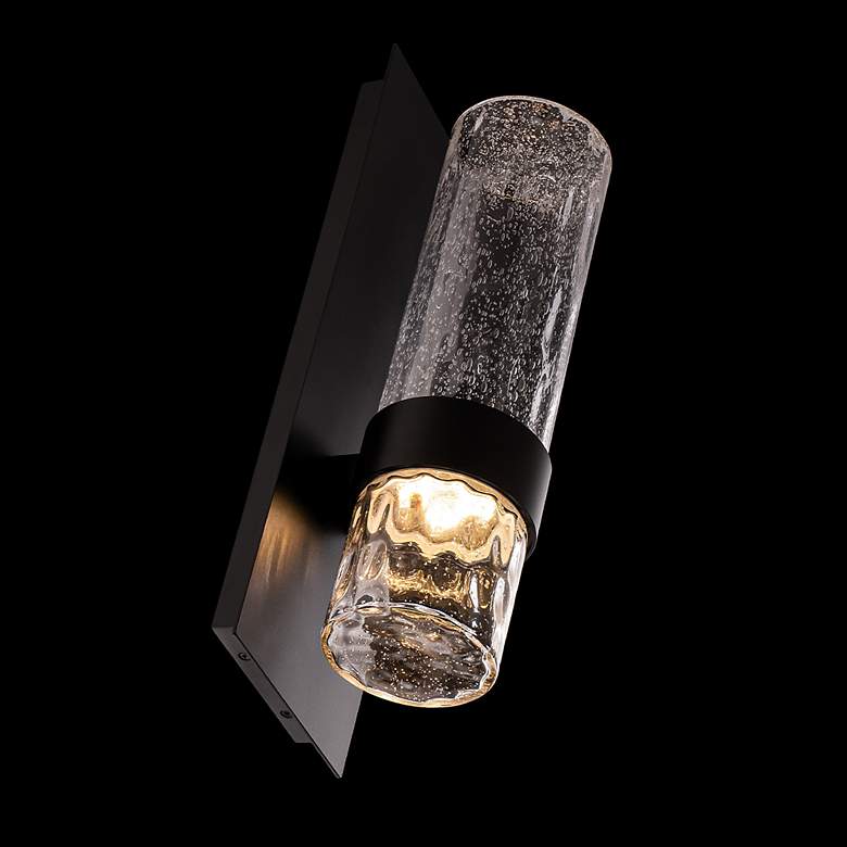 Image 4 Modern Forms Beacon 18" High Black LED Outdoor Wall Light more views