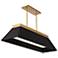 Modern Forms Bentley 44" Wide Aged Brass LED Modern Pendant Light