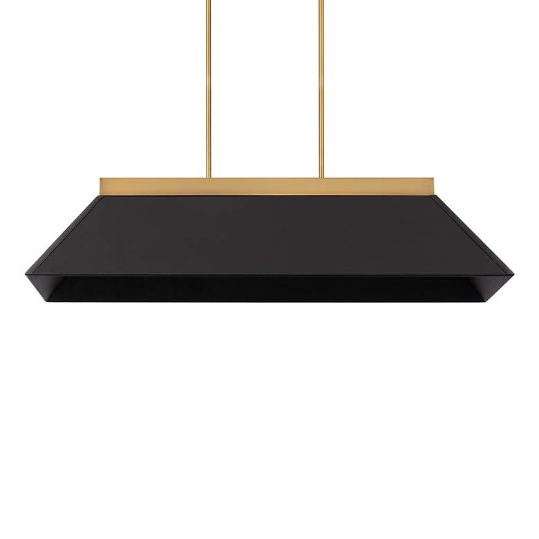 Image 3 Modern Forms Bentley 44" Wide Aged Brass LED Modern Pendant Light more views
