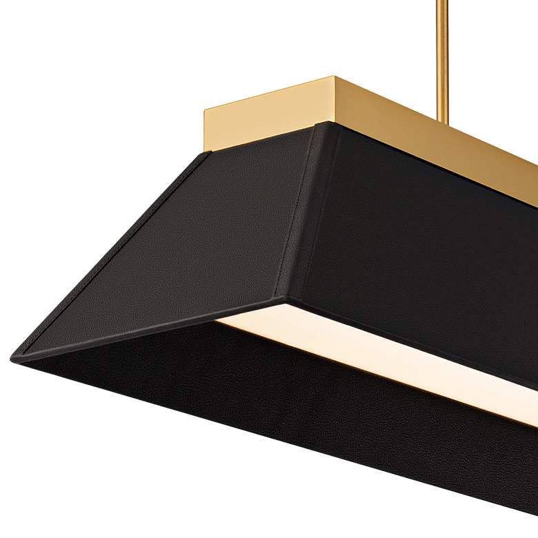 Image 2 Modern Forms Bentley 44" Wide Aged Brass LED Pendant Light more views