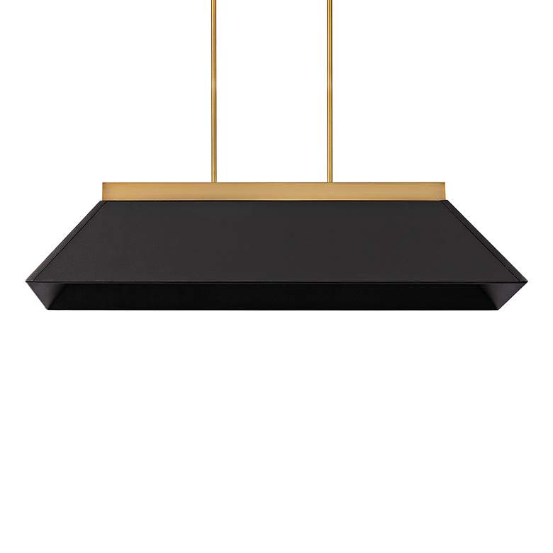 Image 3 Modern Forms Bentley 44" Wide Aged Brass LED Pendant Light more views