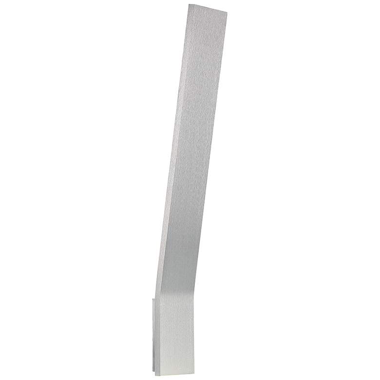 Image 1 Modern Forms Blade 22" High Brushed Aluminum LED Wall Sconce