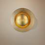Modern Forms Blaze 12" High Gold Leaf LED Wall Sconce