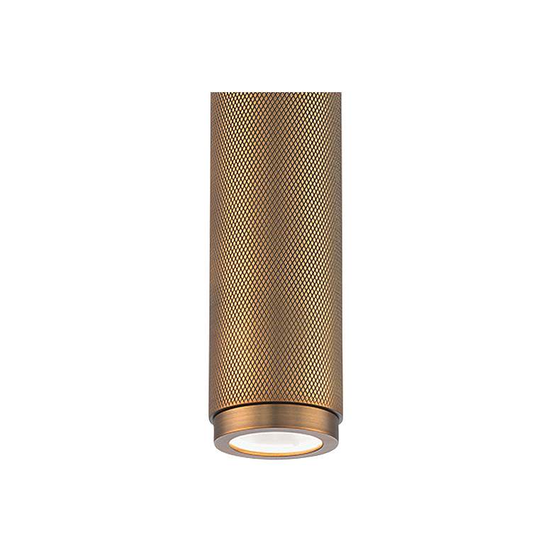 Image 2 Modern Forms Burning Man 13.5" High Aged Brass Modern Mini Pendant more views