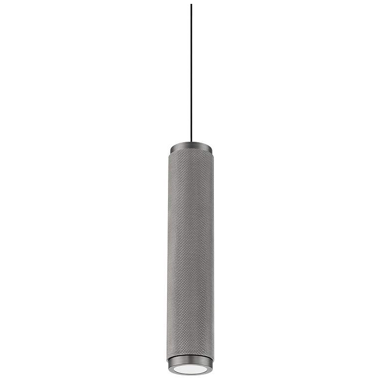 Image 2 Modern Forms Burning Man 13.5" High Nickel Finish Modern Mini Pendant