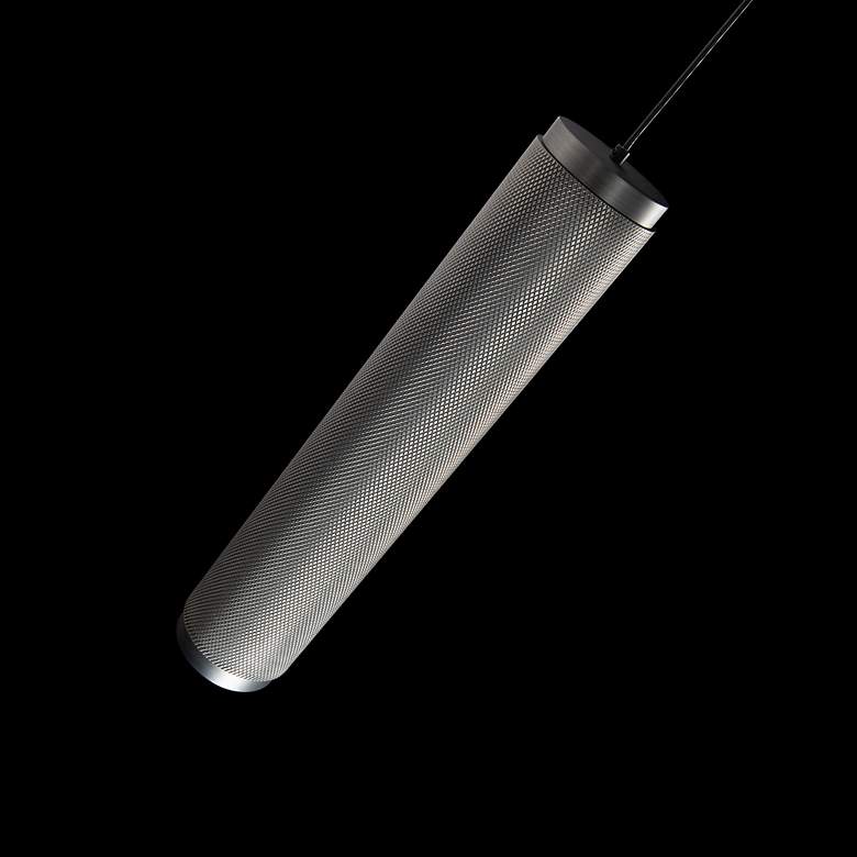 Image 4 Modern Forms Burning Man 13.5" High Nickel Finish Modern Mini Pendant more views