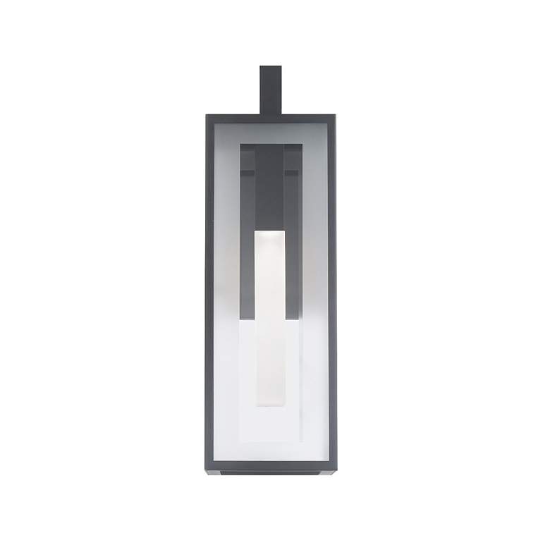 Image 2 Modern Forms Cambridge 18" High Black LED Outdoor Wall Light more views