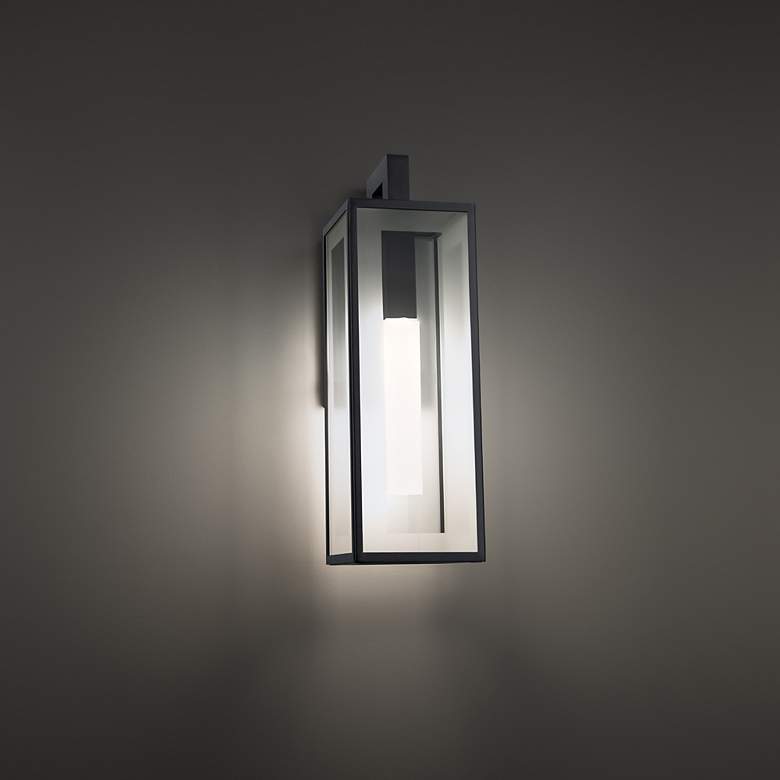 Image 3 Modern Forms Cambridge 18" High Black LED Outdoor Wall Light more views