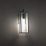 3_Modern Forms Cambridge 18" High Black LED Outdoor Wall Light more views