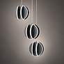 2_Modern Forms Carillion 12"W Black 3-Light LED Mini Pendant more views