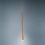 2_Modern Forms Cascade 1 1/2" Wide Aged Brass LED Mini Pendant more views