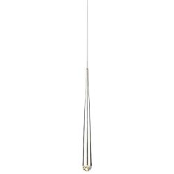 Modern Forms Cascade 6 1/2" Wide Polished Nickel LED Mini Pendant