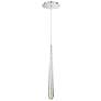 4_Modern Forms Cascade 6 1/2" Wide Polished Nickel LED Mini Pendant more views