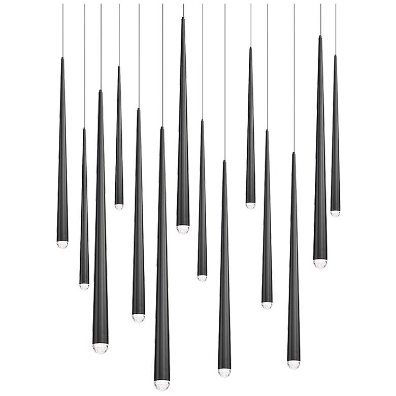 Image 1 Modern Forms Cascade Black 3500K