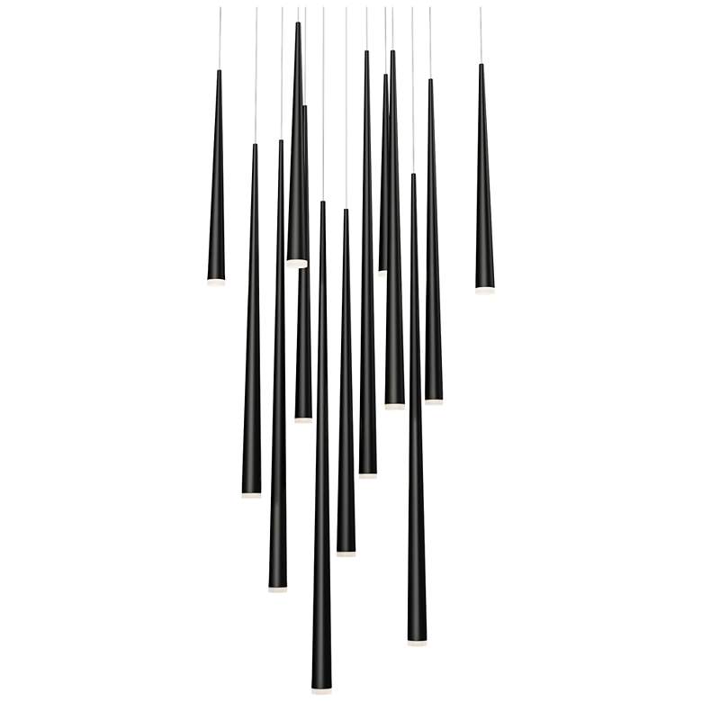 Image 1 Modern Forms Cascade Black 3500K