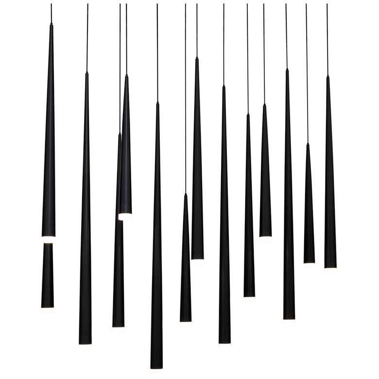 Image 1 Modern Forms Cascade Black 3500K