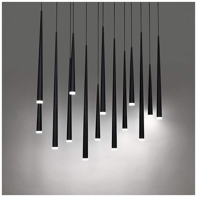Image 2 Modern Forms Cascade Black 3500K more views