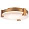 Modern Forms Catalonia 10 1/4"W Aged Brass LED Ceiling Light