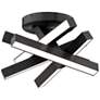 2_Modern Forms Chaos 17 1/4" Wide Black LED Ceiling Light