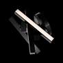 6_Modern Forms Chaos 17 1/4" Wide Black LED Ceiling Light more views