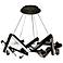 Modern Forms Chaos 34" Wide Black 21-Light LED Chandelier