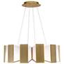 2_Modern Forms Chronos 34" Wide Aged Brass LED Chandelier more views