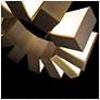 4_Modern Forms Chronos 34" Wide Aged Brass LED Chandelier more views