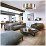 6_Modern Forms Chronos 34" Wide Aged Brass LED Chandelier more views